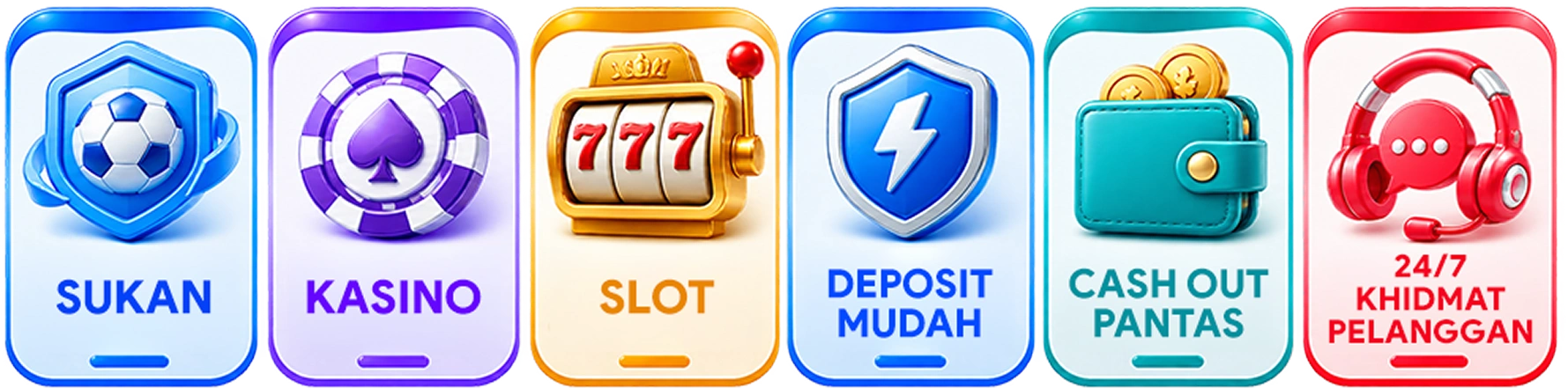 Sukan, Kasino, Slot, Deposit Mudah, Pengeluaran Pantas, Sokongan 24/7