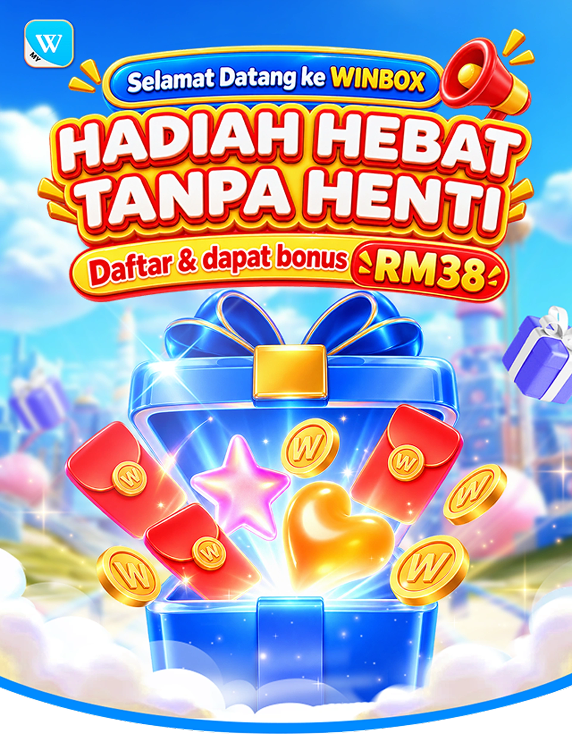 Selamat datang ke WINBOX — hadiah hebat tanpa henti
